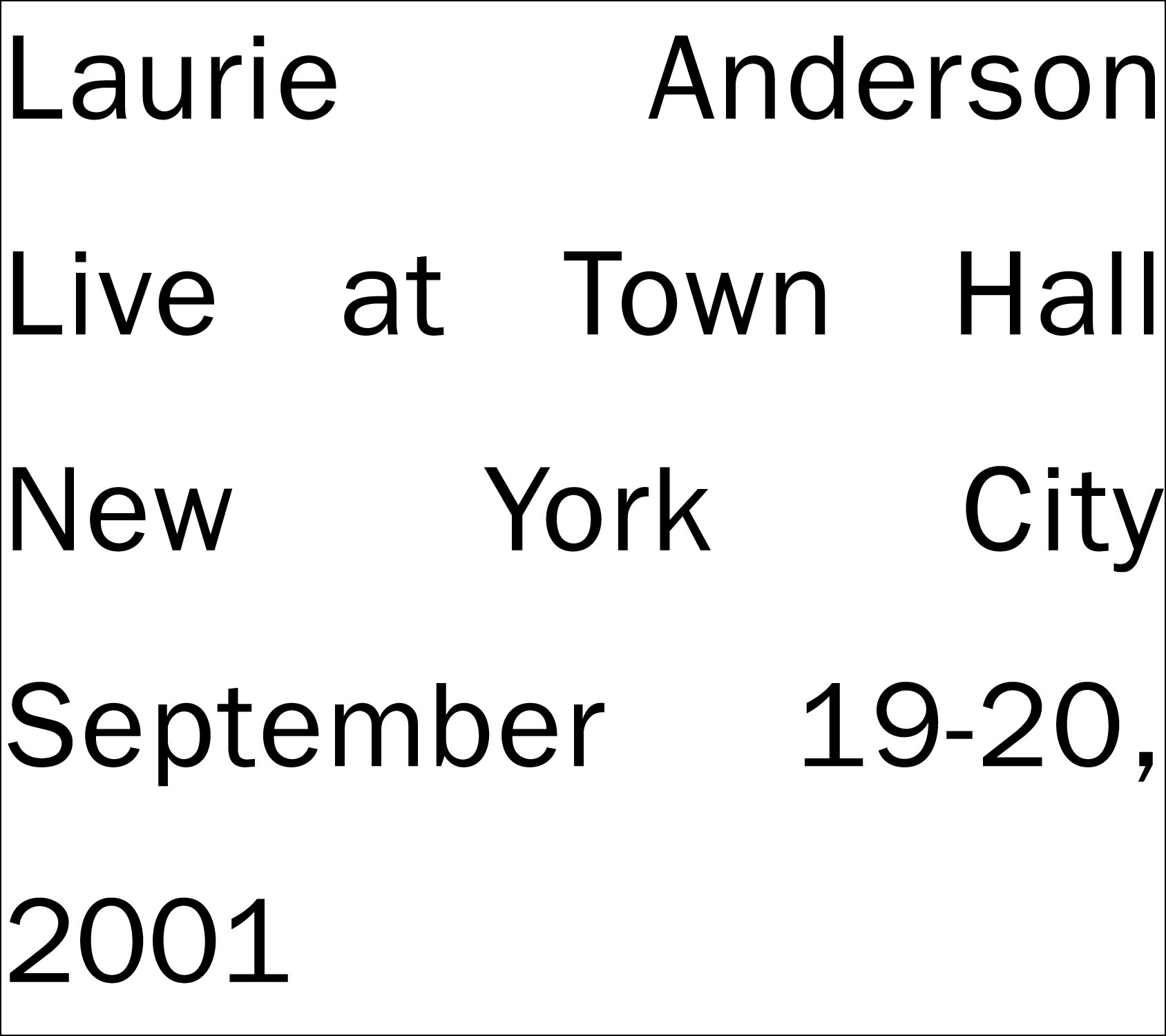 Live in New York